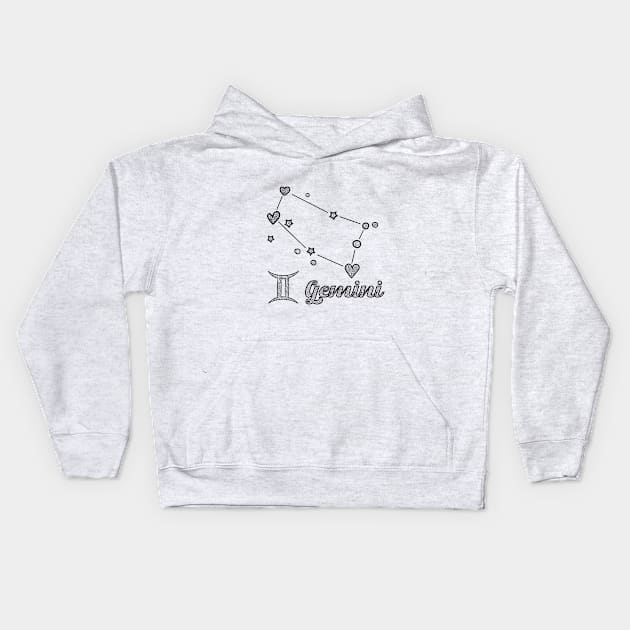 Gemini Kids Hoodie by Design4Wizard